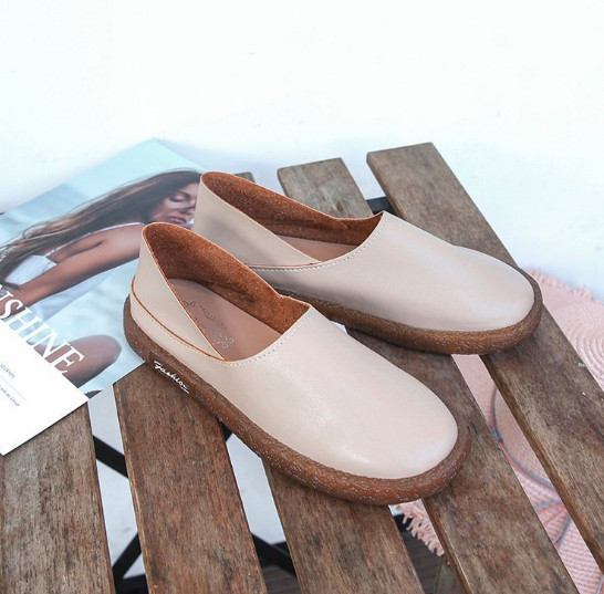 レディーススリッポン レディース厚底バブーシュ楽ちん脱げにくいパンプス