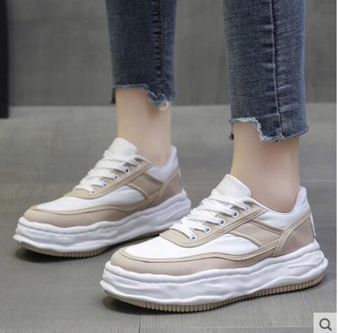 レディーススリッポン 春夏レディース厚底カジュアルスニーカー