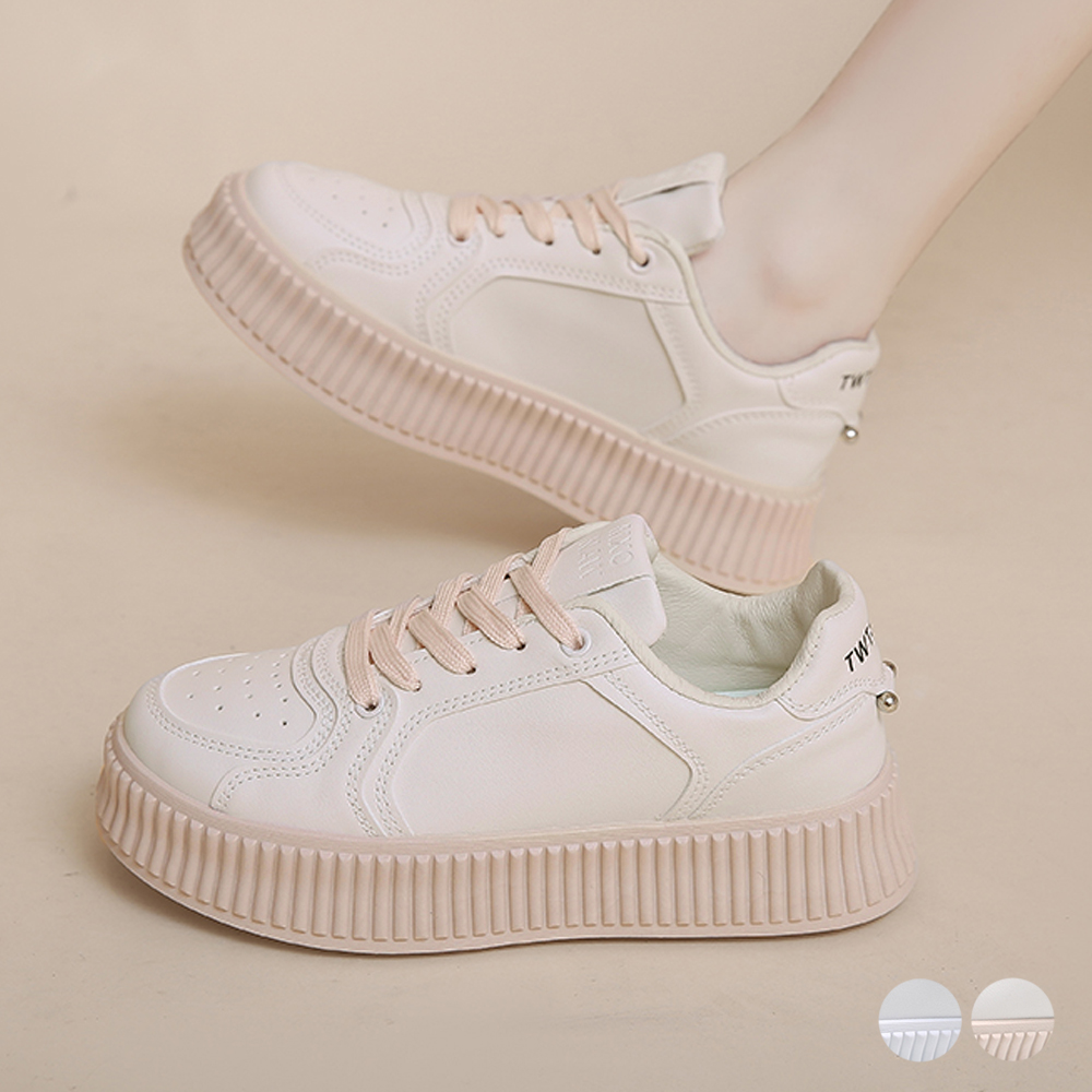 レディーススリッポン 厚底レディース運動靴 韓国風ローカット靴