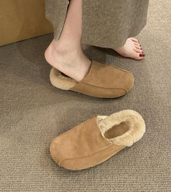 レディーススリッポン 裏モコ厚底スリッポン 暖かボア付き 3色展開