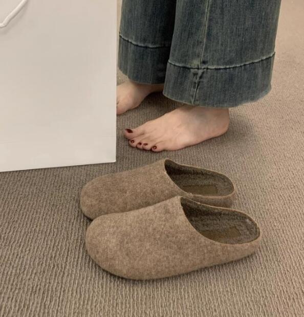 レディーススリッポン 幅広ペタンコシューズ 3色展開 レディース靴