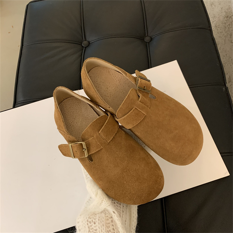 レディーススリッポン 軽量おしゃれ幅広ベルトスリッポン女性用靴