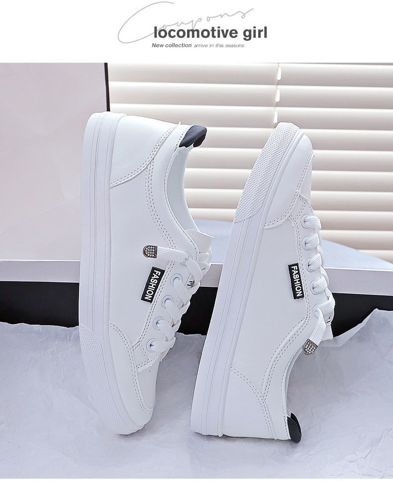 レディーススリッポン 厚底白色スニーカー レディース美脚ベーシックシューズ