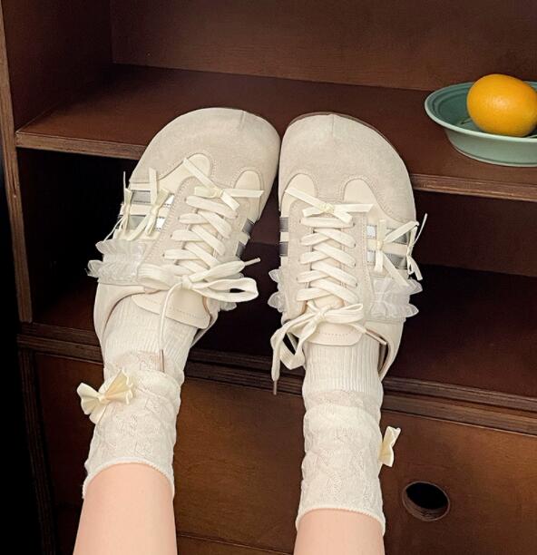 レディーススリッポン レディース厚底パンプス幅広つっかけ靴