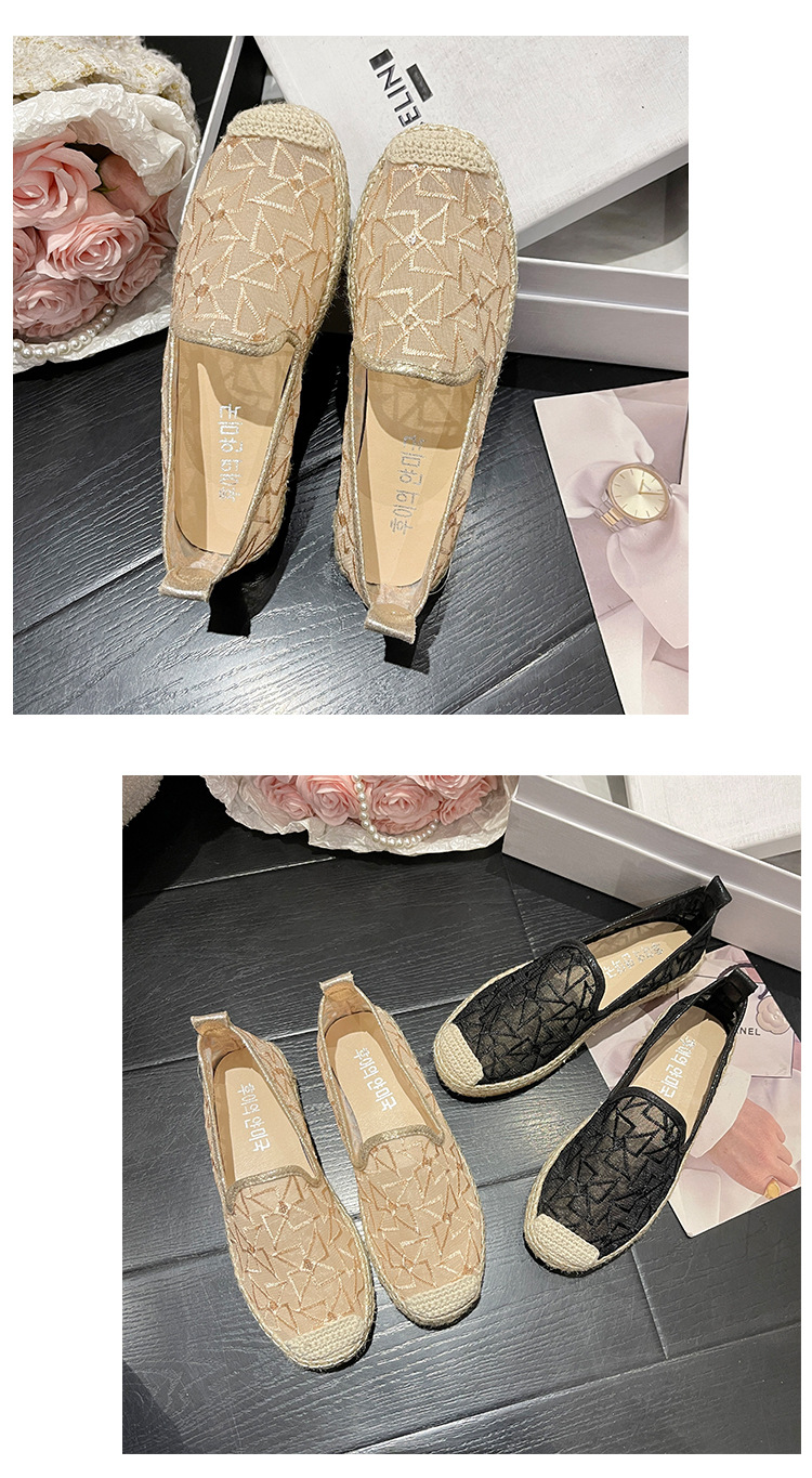 レディーススリッポン 幅広透け感軽量シースルー靴レディース歩きやすい平底靴