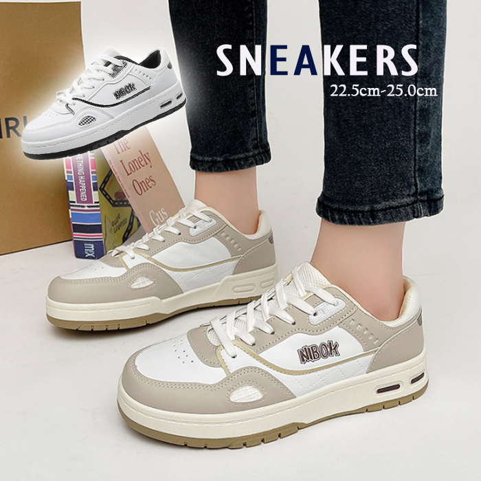 レディーススリッポン 厚底ローカット運動靴 おしゃれロゴ入りスニーカー