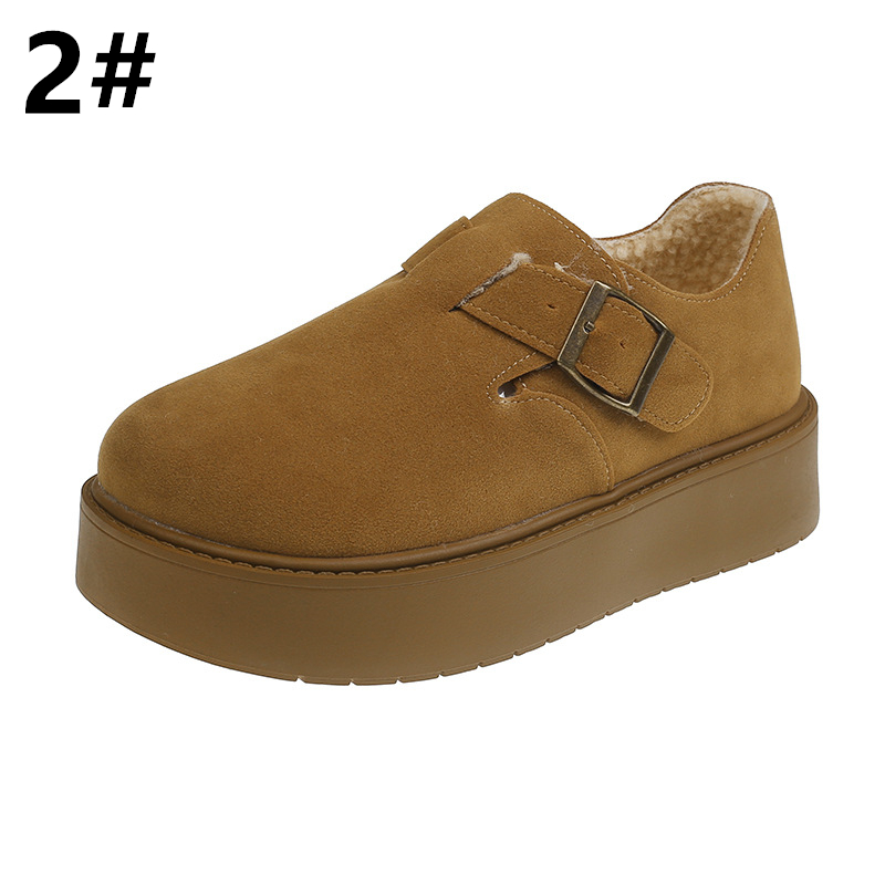 レディーススリッポン ベロア厚底スリッポン レディース韓国風