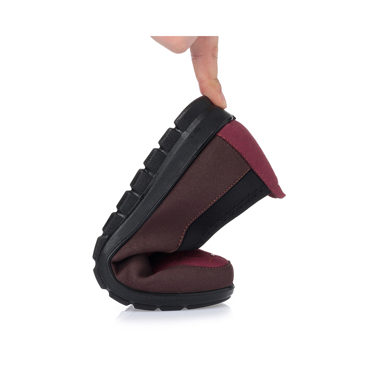 レディーススリッポン 老北京布鞋風格厚底レディーススリッポン