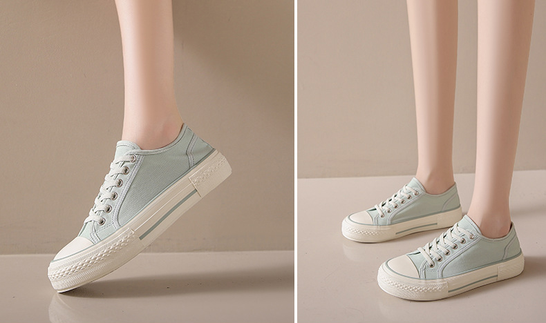 レディーススリッポン 厚底軽量カジュアル美脚キャンバススニーカー