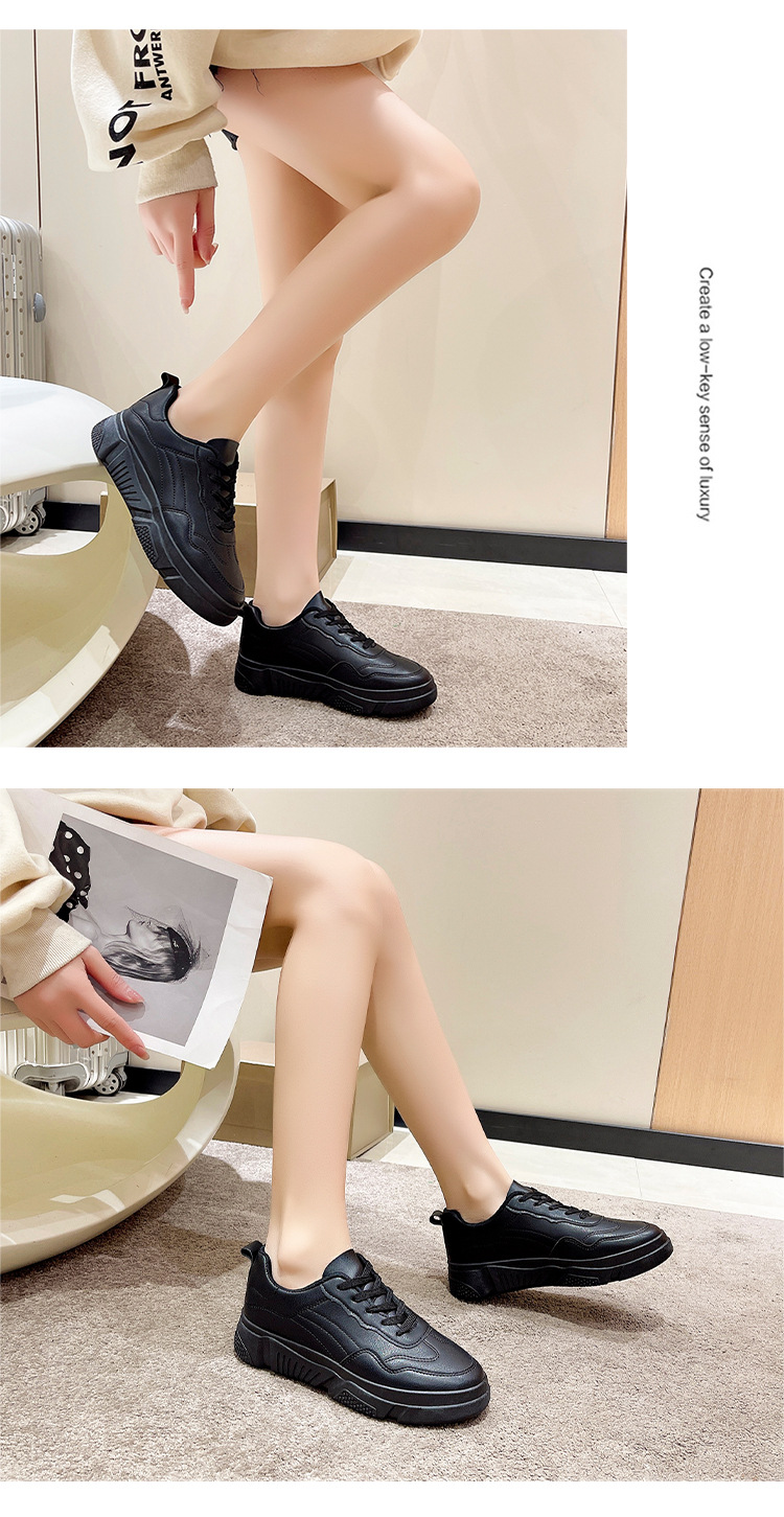 レディーススリッポン 厚底スニーカー レディース 通気性 滑り止め 弾力ソール 紐靴
