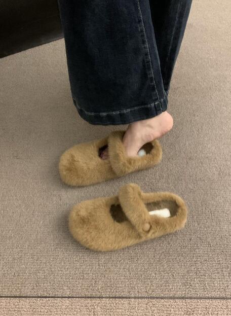 裏起毛保温幅広レディーススリッポン3色展開