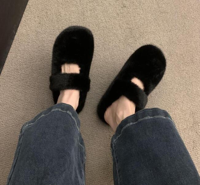 裏起毛保温幅広レディーススリッポン3色展開