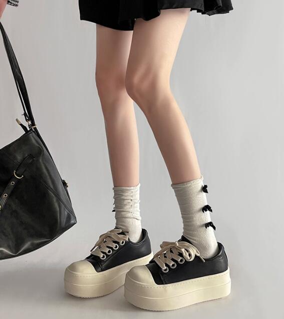 レディーススリッポン 厚底レディース靴 帆布スニーカー ウェッジソール