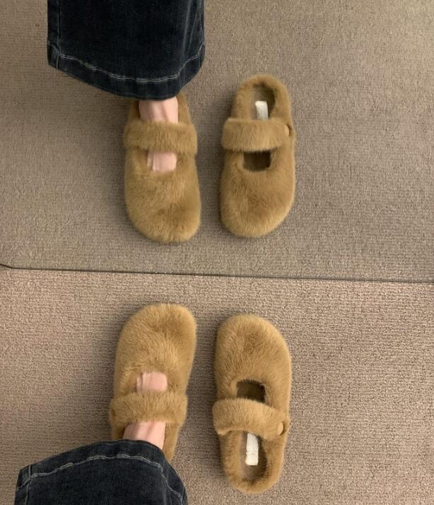 裏起毛保温幅広レディーススリッポン3色展開