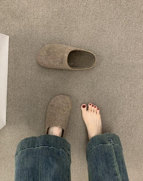 レディーススリッポン 幅広ペタンコシューズ 3色展開 レディース靴