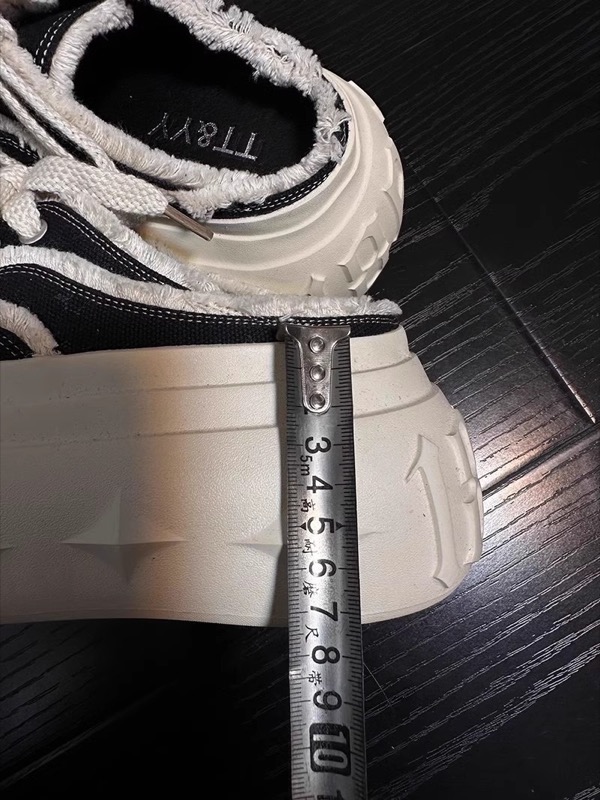 レディーススリッポン 厚底デニムサンダル レディース 編み上げミュール靴