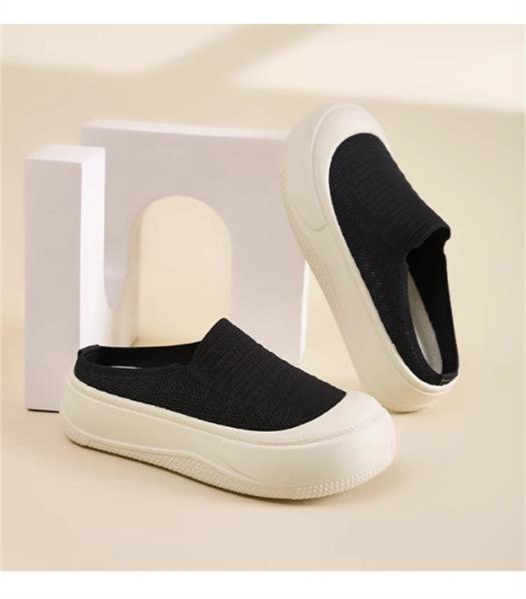 レディーススリッポン 2025新作 厚底スリッポン 軽量通気性 夏用サンダル