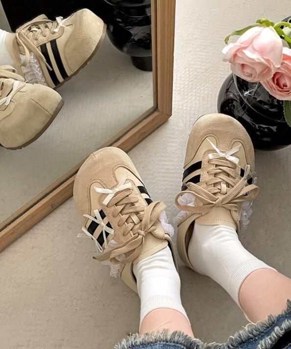 レディーススリッポン レディース厚底パンプス幅広つっかけ靴