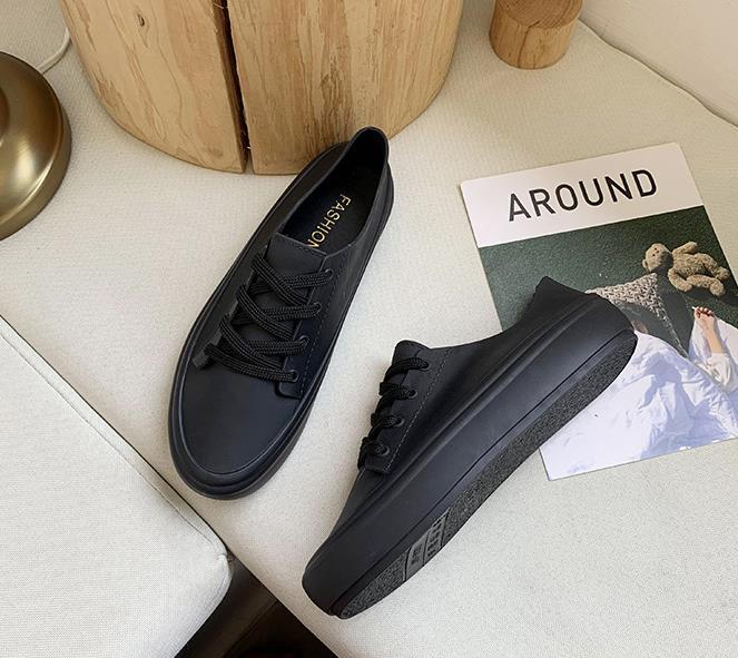 防水レディーススリッポン 滑りにくい晴雨兼用雨靴