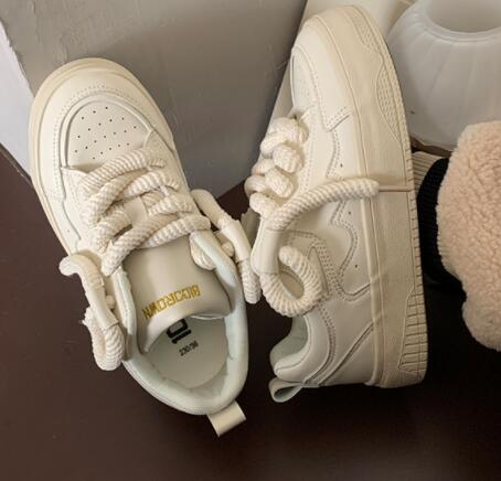 レディーススリッポン レディース厚底運動靴 履きやすい白色スニーカー