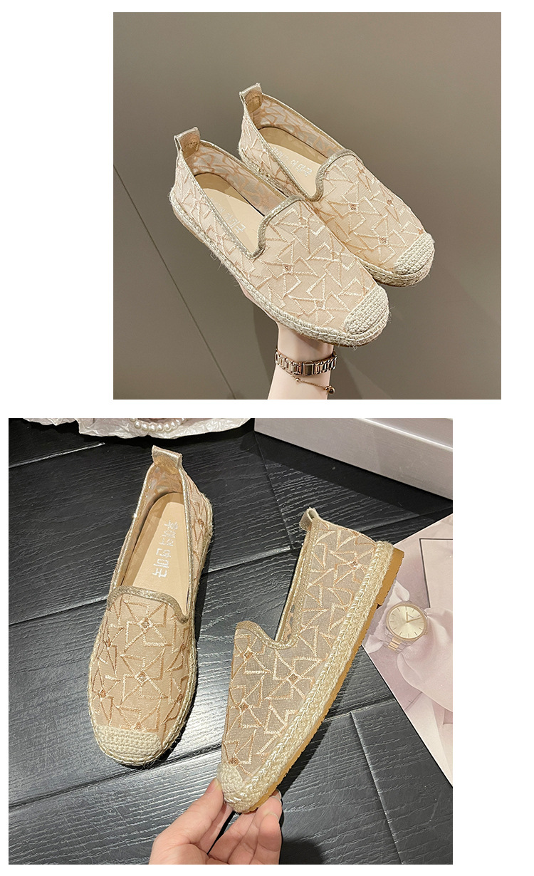 レディーススリッポン 幅広透け感軽量シースルー靴レディース歩きやすい平底靴