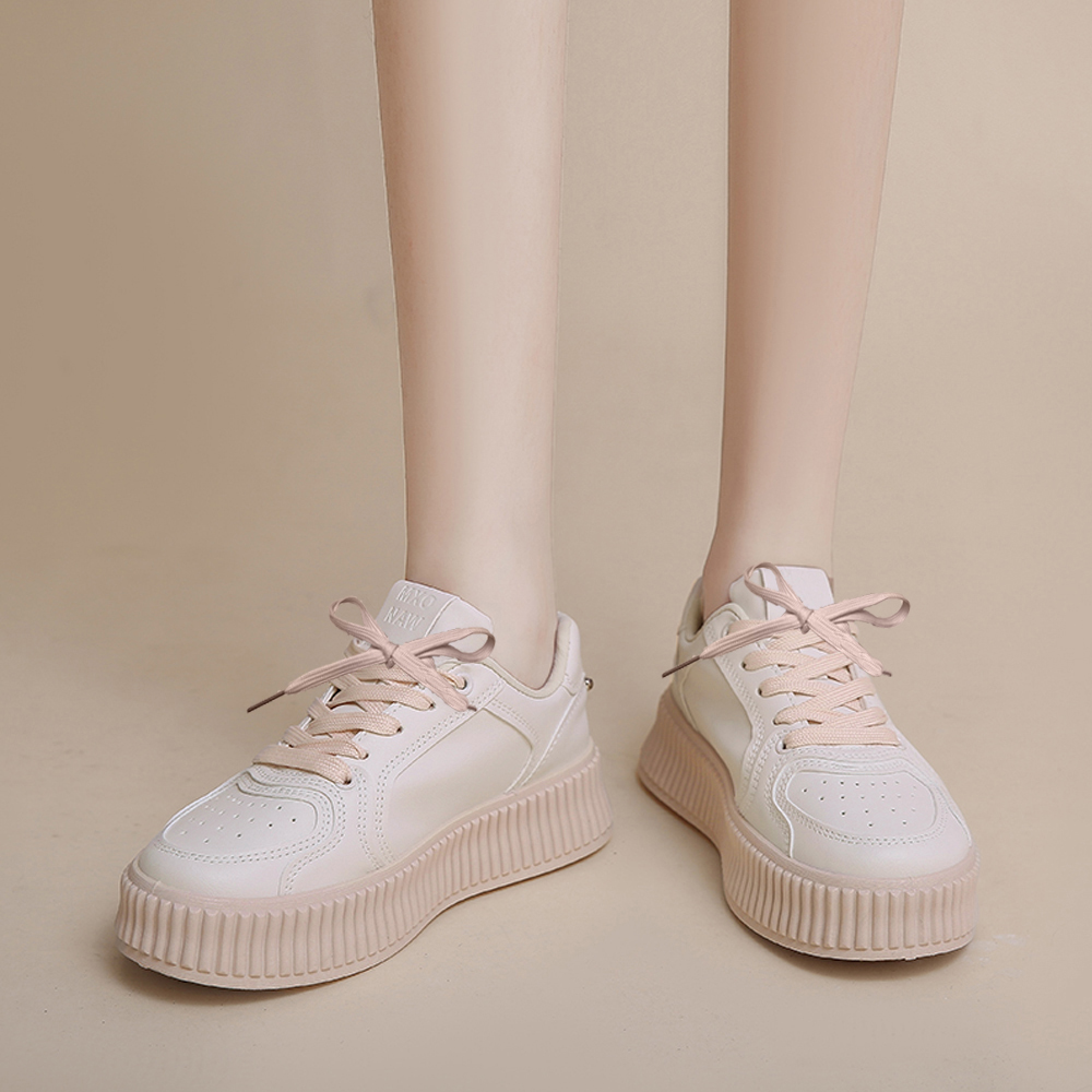 レディーススリッポン 厚底レディース運動靴 韓国風ローカット靴