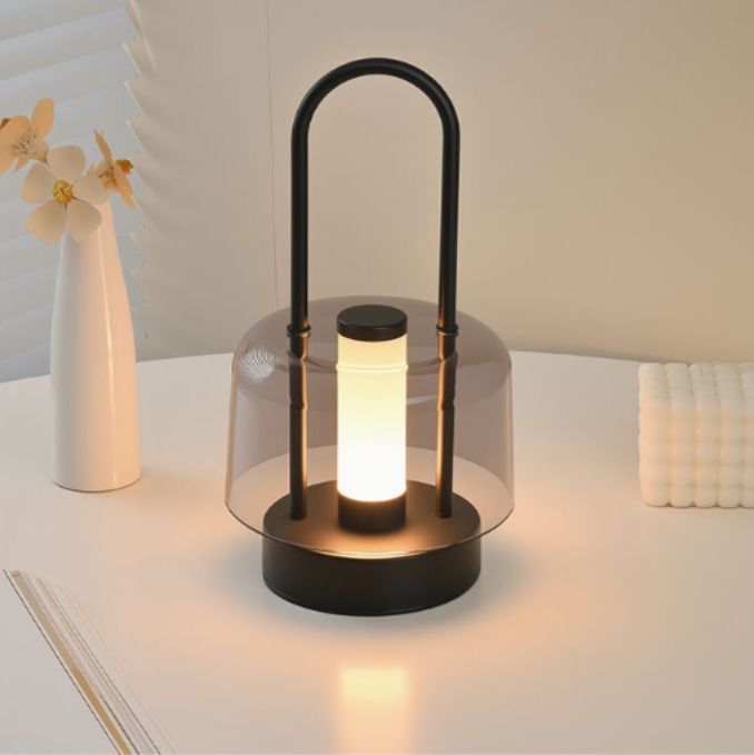 ランタン 北欧風アーチハンドル充電式卓上ランタン