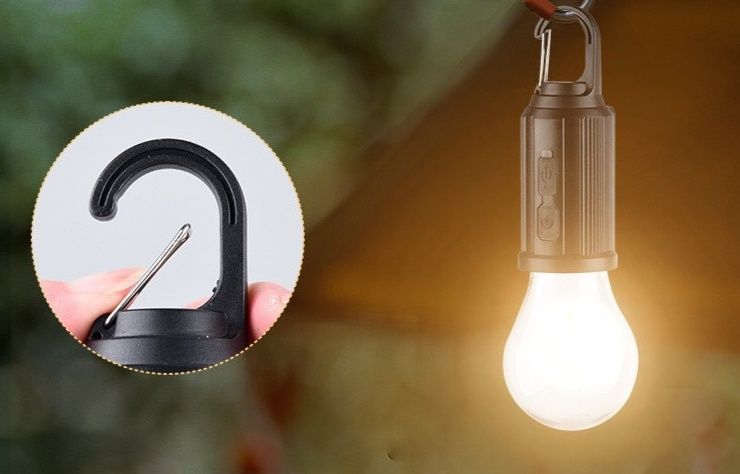 ランタン 吊り下げ式電球型ランタン屋外用照明