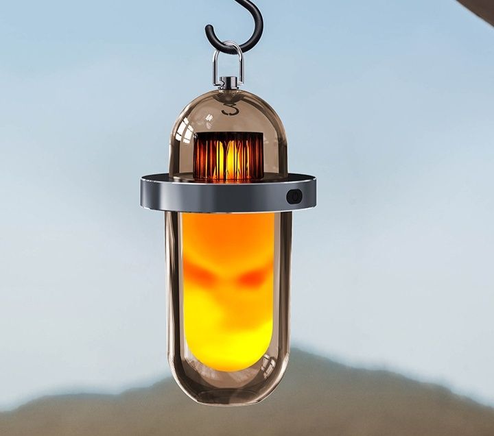 ランタン 炎の揺らぎ再現防水吊り下げ式ランタン