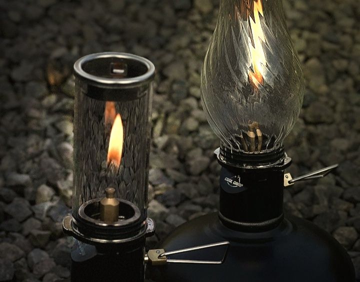 ランタン 充填式ガスボンベ付き卓上ランタン
