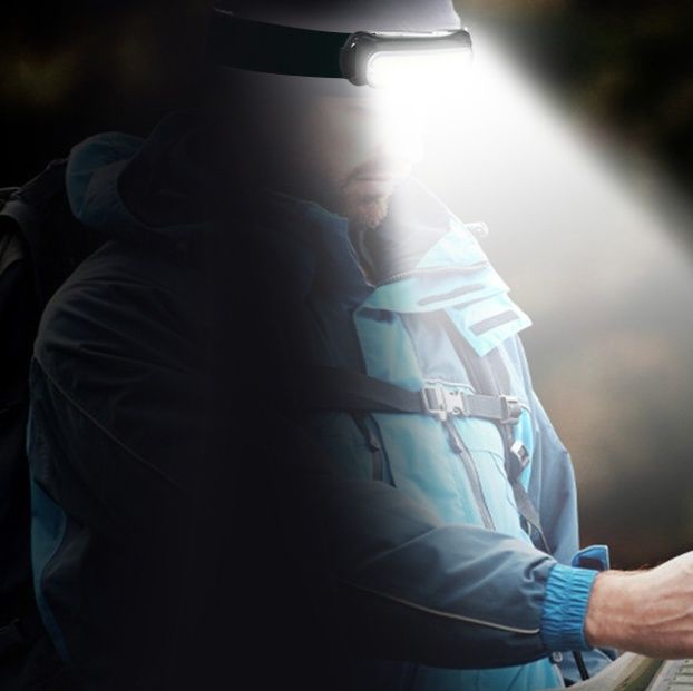 ランタン 高輝度発光板式ヘッドランプ釣り用軽量ライト