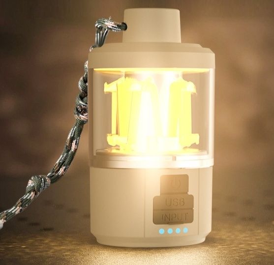 ランタン 無段階調光式充電機能付き小型ランタン