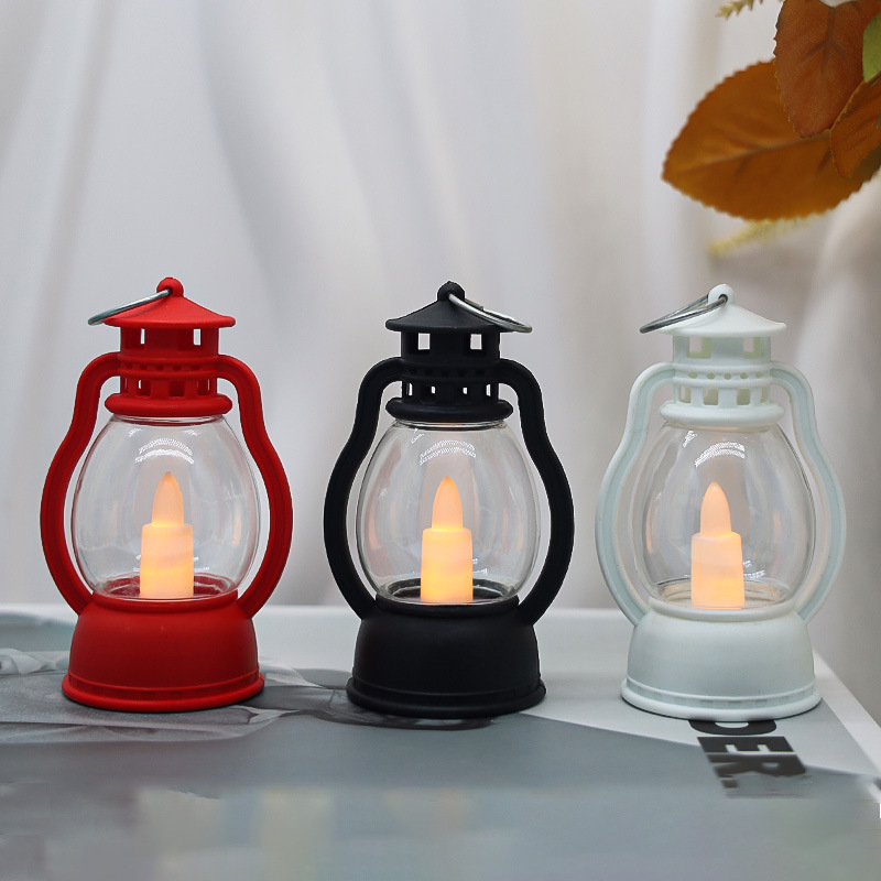 ランタン 揺らめく炎風電池式卓上ランタン車中泊用