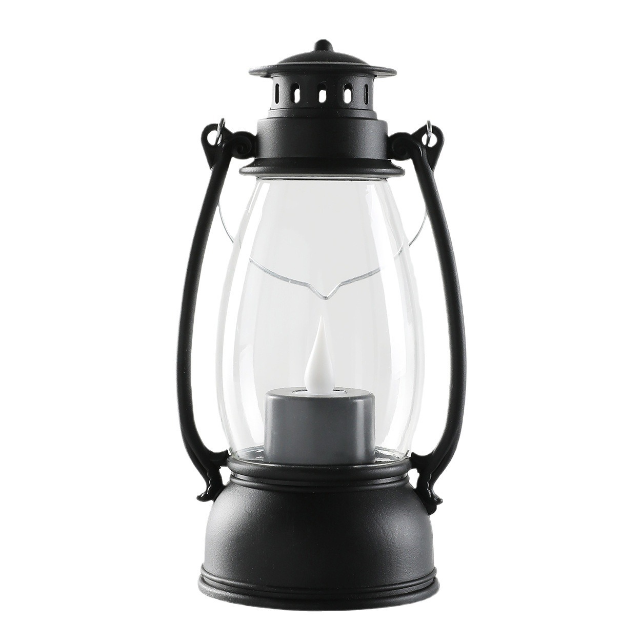 ランタン 揺らめく炎風電池式卓上ランタン