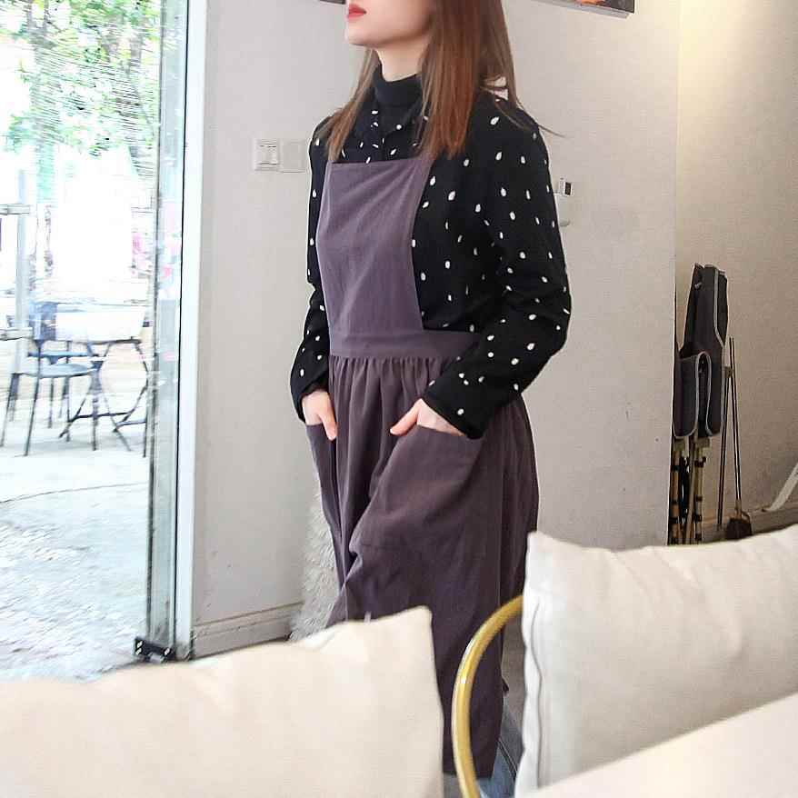 ガーデニング 優美な園芸士のロングエプロン