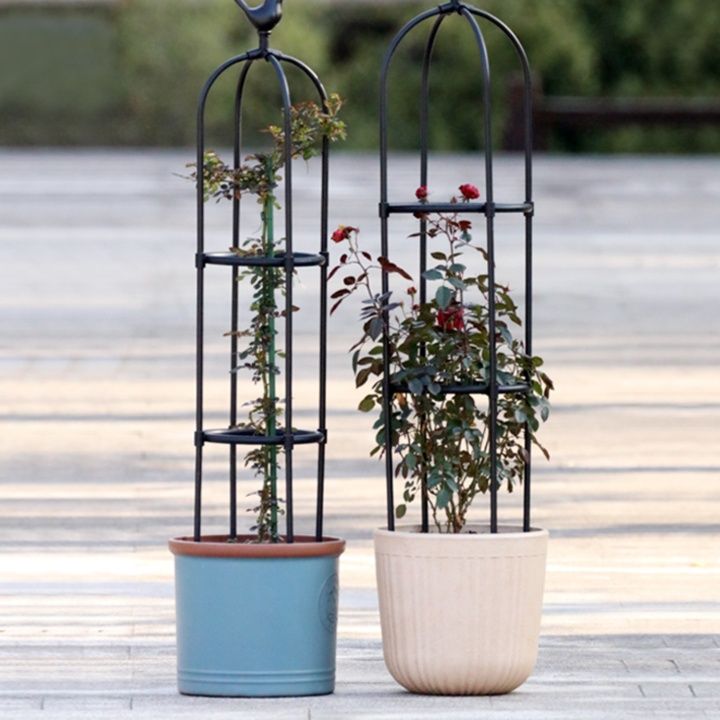 ガーデニング 小鳥のとまり木 つる植物支柱プランター