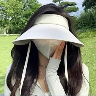 ガーデニング 耳まで守る日よけサンバイザー