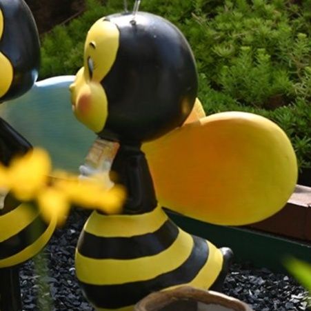 ガーデニング ミツバチの花園オーナメント