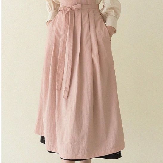 ガーデニング 優雅な吊り型ロング丈ガーデニングエプロン