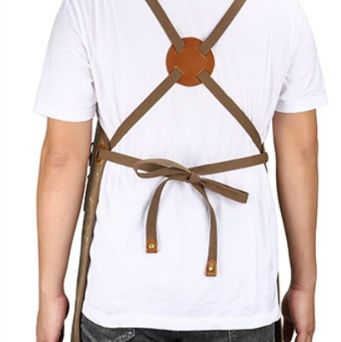 ガーデニング 多機能ポケット付き本格ガーデニング作業用エプロン