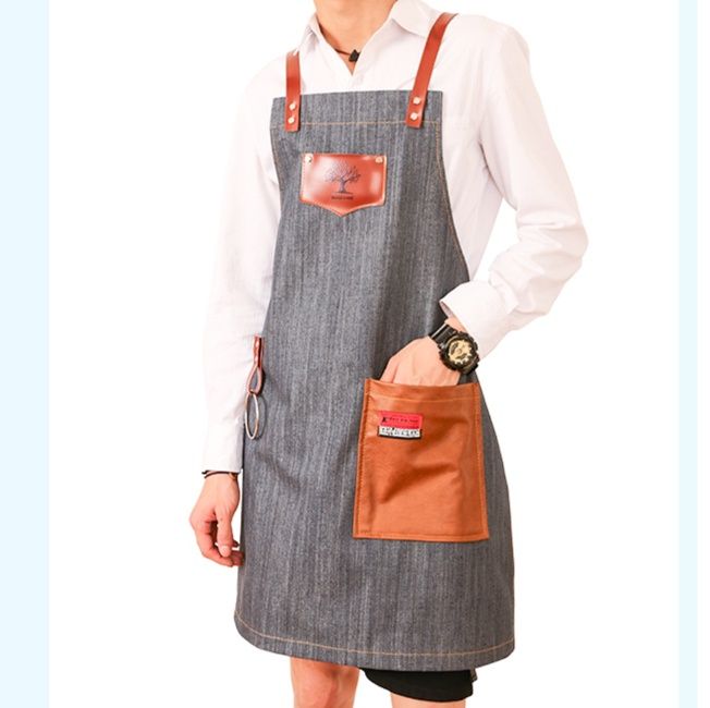 ガーデニング 多機能ポケット付き本格作業用エプロン
