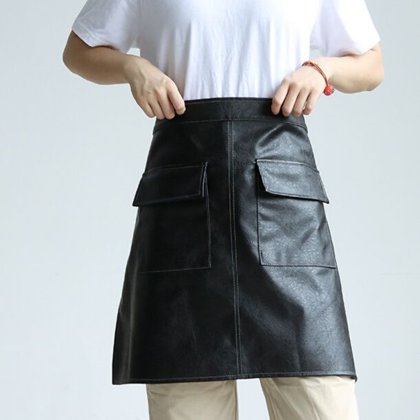 ガーデニング 本革製多機能ポケット付きガーデニング腰巻エプロン