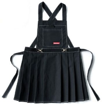 ガーデニング 多機能ポケット付きワンピース風作業エプロン