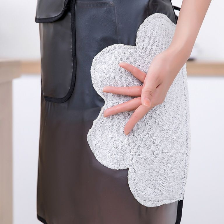 ガーデニング 手拭きタオル付き実用的ガーデニング作業用エプロン