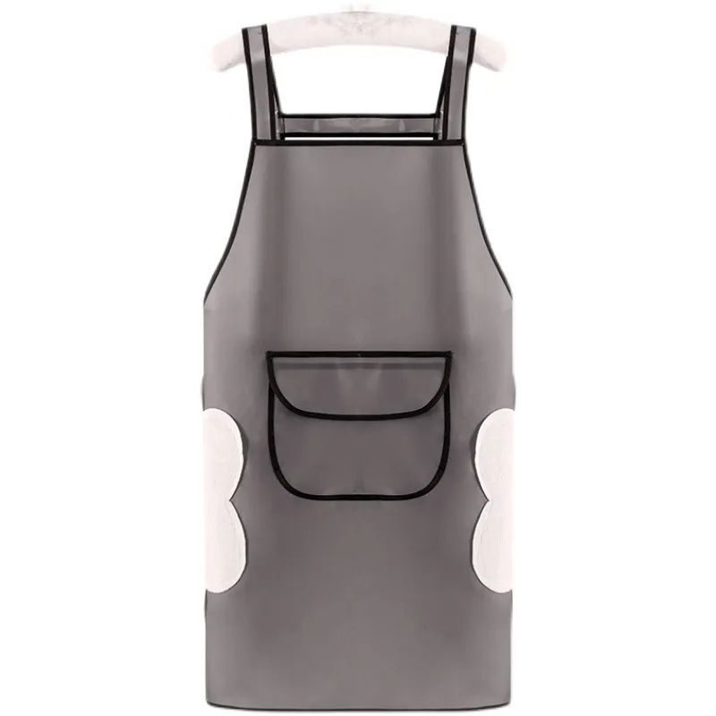 ガーデニング 手拭きタオル付き実用的ガーデニング作業用エプロン