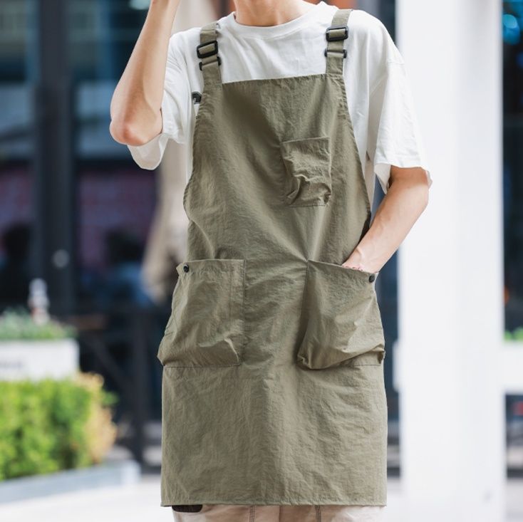 ガーデニング 多機能ポケット付き肩掛け型作業用エプロン