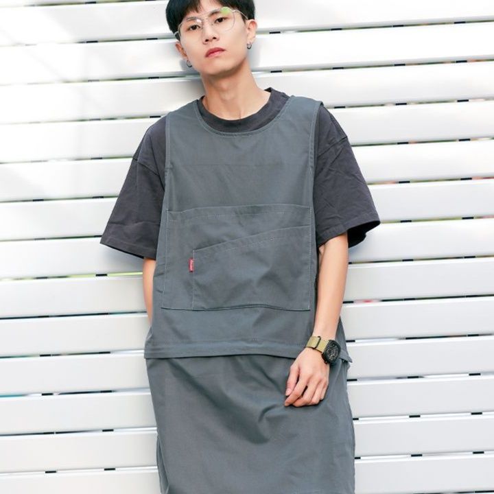 ガーデニング 多機能ポケット付き作業用ベストエプロン