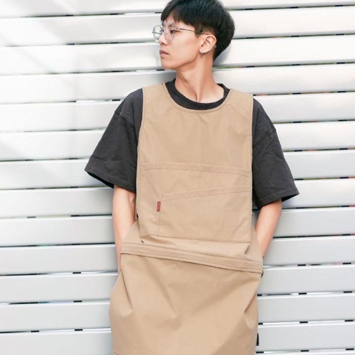 ガーデニング 多機能ポケット付き作業用ベストエプロン