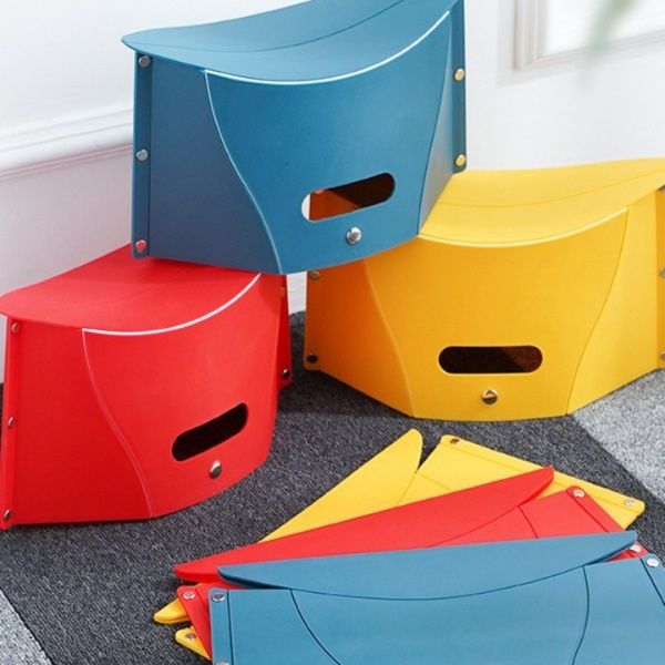 ガーデニング 組み立て式折りたたみ軽量踏み台椅子