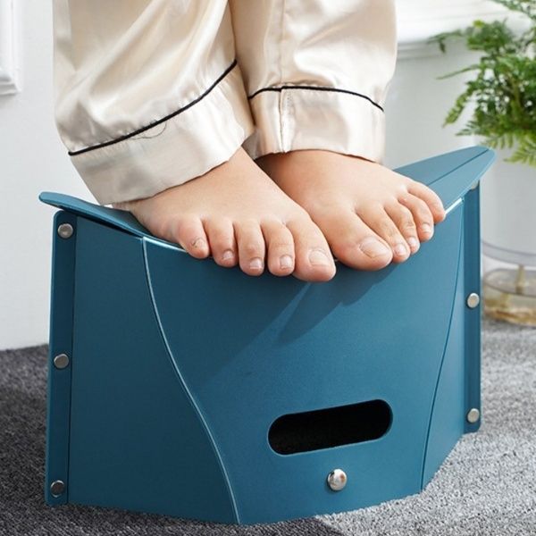 ガーデニング 組み立て式折りたたみ軽量踏み台椅子